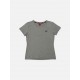 Nike Γυναικείο T-Shirt Γκρι Μελανζέ